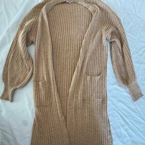 Tan Cardigan 525